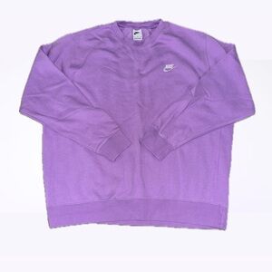 Nike Men's Purple Sweater Crewneck
